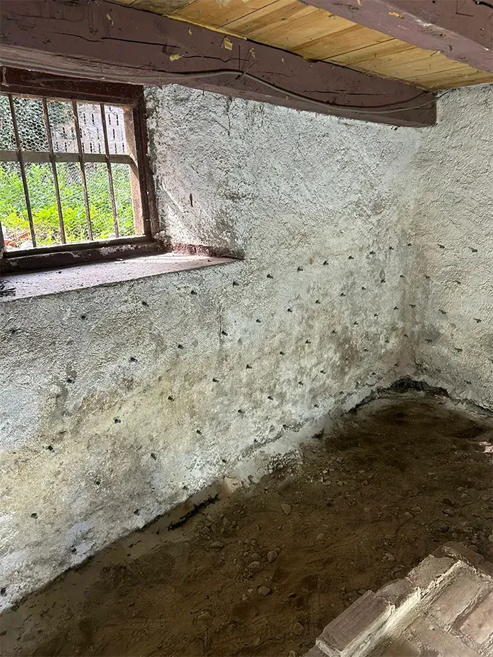 mur abimé